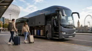 Birmingham to London Coach with Easy Luggage Space